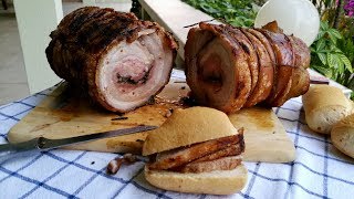 Original Italian PORCHETTA How To Make at Home [upl. by Salbu]