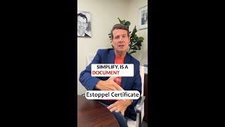 Estoppel Certificate [upl. by Chappelka]