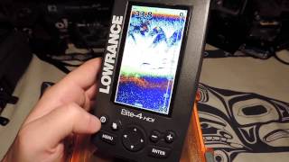 Lowrance Elite 4 HDI  Function Basics [upl. by Secnirp]