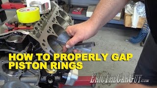 How To Properly Gap Piston Rings [upl. by Lurleen]