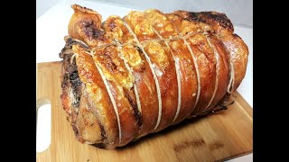 Homemade Italian Porchetta  Step by step recipe from Rome English version  subtitles available [upl. by Quintilla]