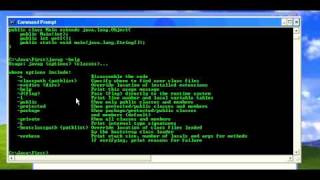 Use of Javap java bytecode decompiler [upl. by Nyrahtak]