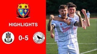 Caerleon 05 Cwmbrân Town  Gwent FA Senior cup  Quarter final highlights [upl. by Theta]