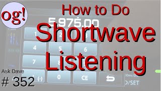 Learn About Shortwave Listening SWL for Beginners 352 [upl. by Christye588]