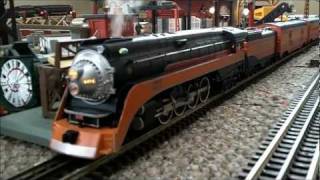 MTH Railking NorfolkWestern J Class and Southern Pacific GS4 [upl. by Terencio]