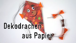 Dekodrachen aus Papier  Einfach Handgemacht [upl. by Irene]