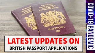 BRITISH PASSPORT APPLICATIONS amp PROCESSING UPDATE  HM PASSPORT OFFICE [upl. by Ennyleuqcaj252]