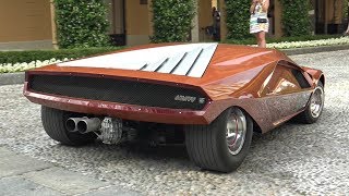 1970 Lancia Stratos HF Zero Concept  Start Up Sound Driving Overview amp More [upl. by Inol]