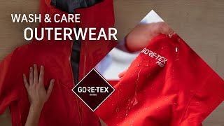 How to wash your GORETEX outerwear jacket amp pants  Wash amp Care [upl. by Jacintha]