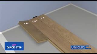 How to install Quick Step laminate flooring planks [upl. by Tybie823]